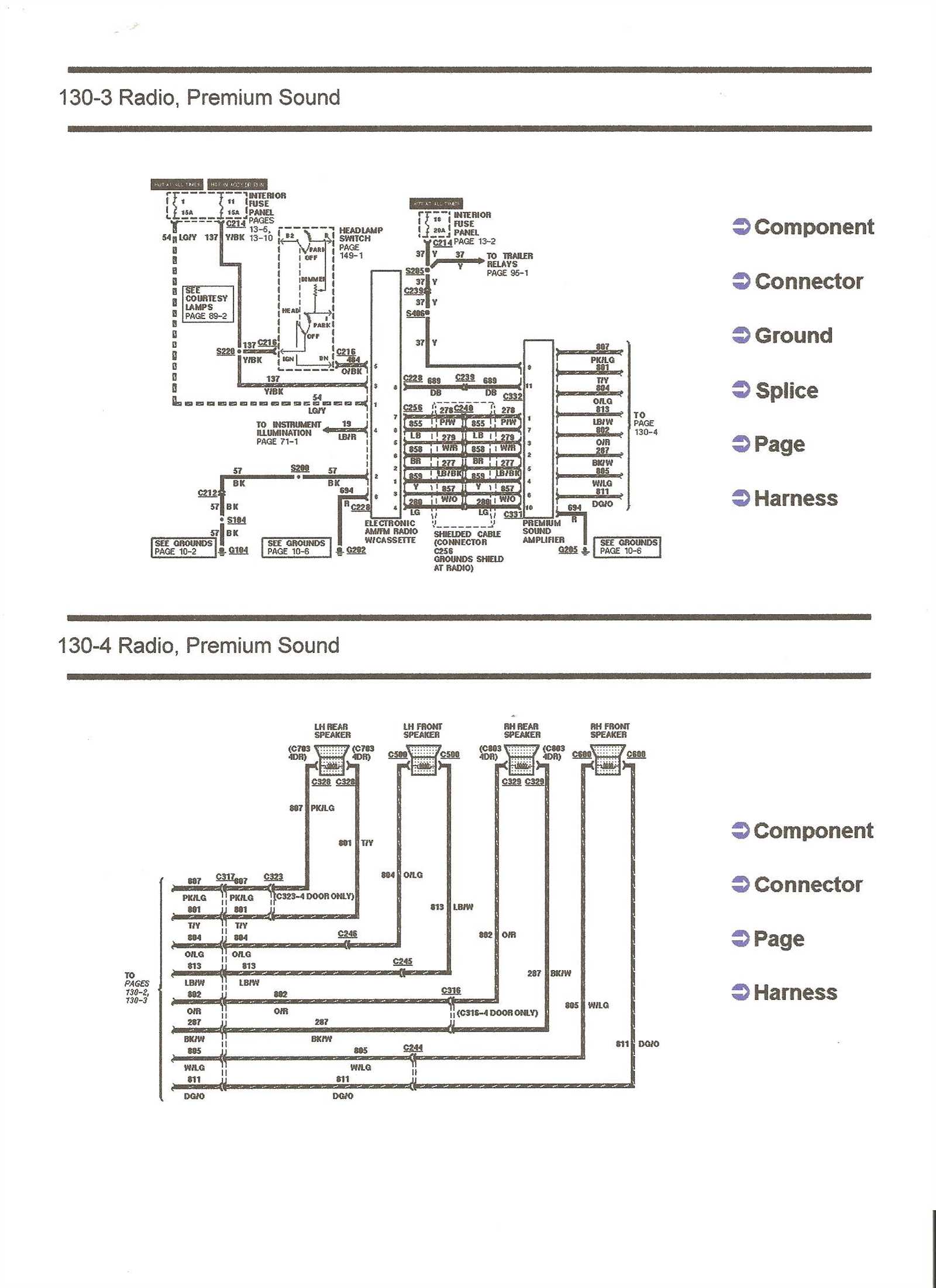 02 ford explorer radio wiring diagram