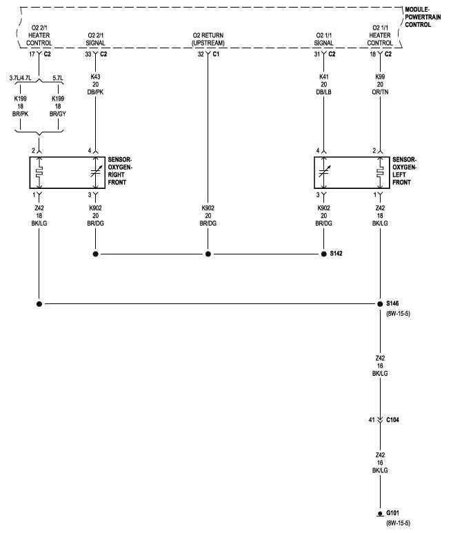 02 sensor 4 wire o2 sensor wiring diagram