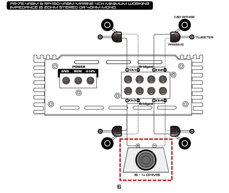 1 channel amp wiring diagram