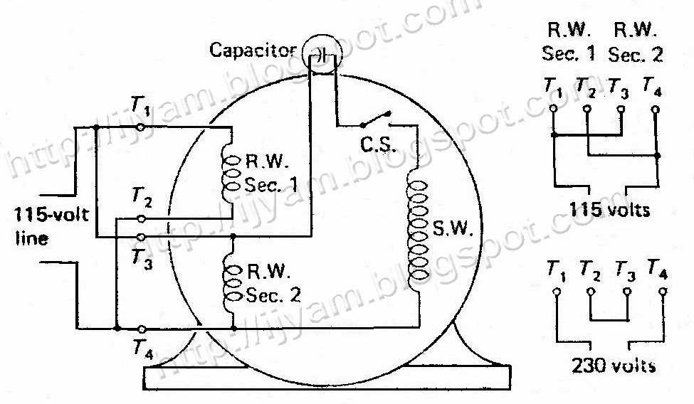 110v motor wiring diagram