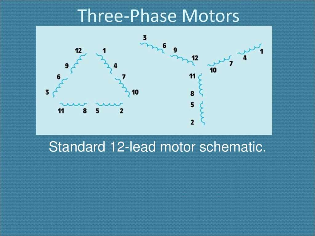 12 lead motor wiring diagram