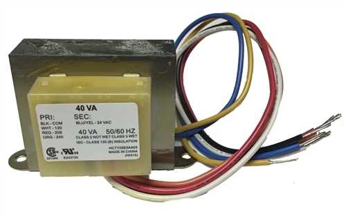 120 to 24 volt transformer wiring diagram