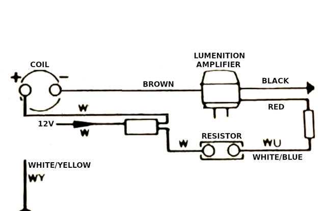 12v ignition coil ballast resistor wiring diagram