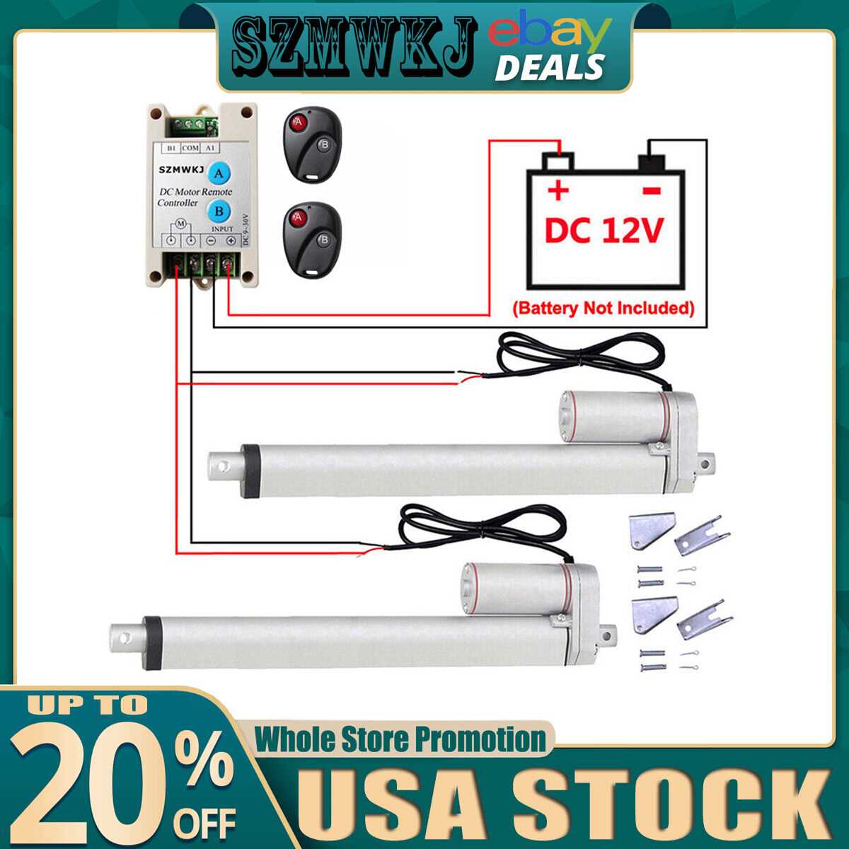 12v linear actuator wiring diagram