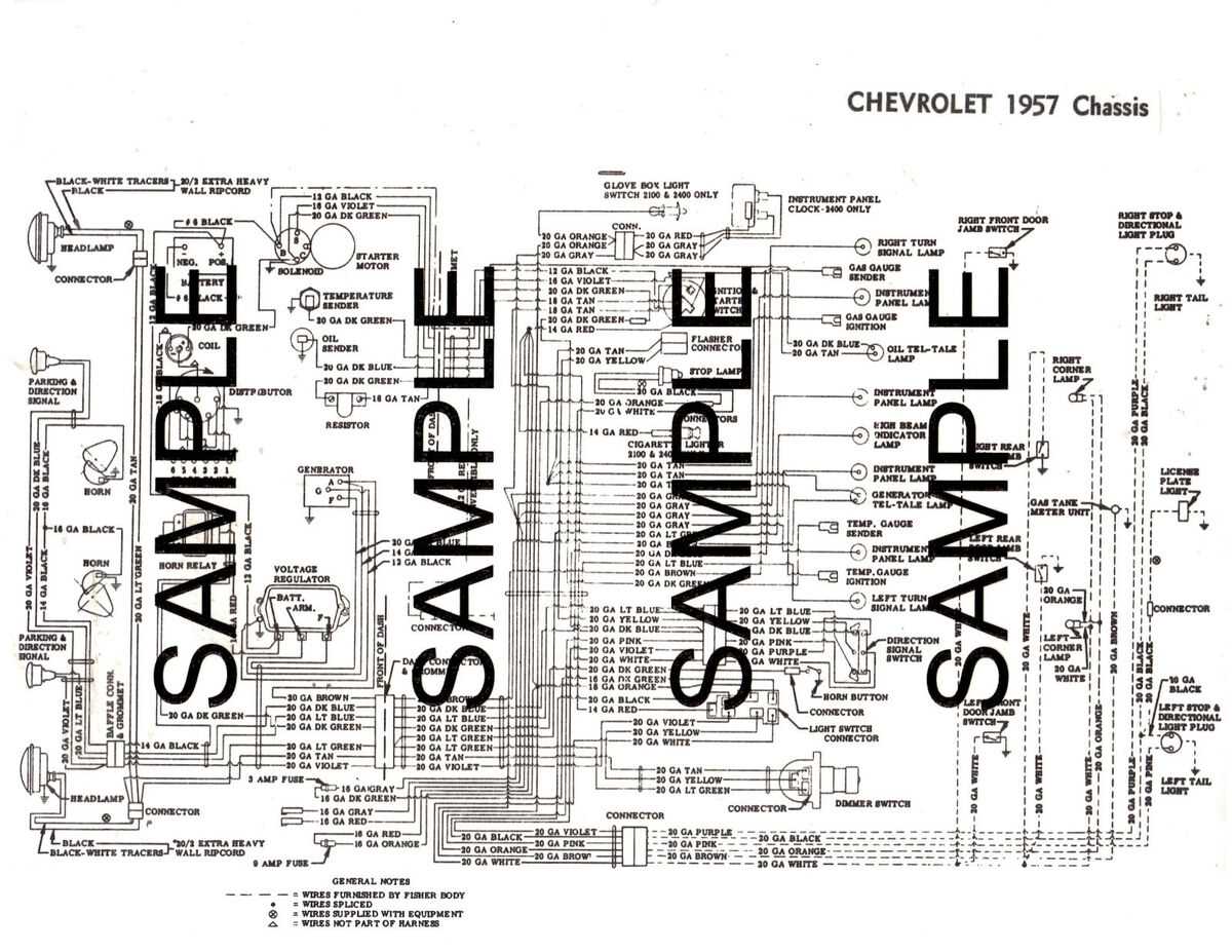 1957 chevy wiring diagram