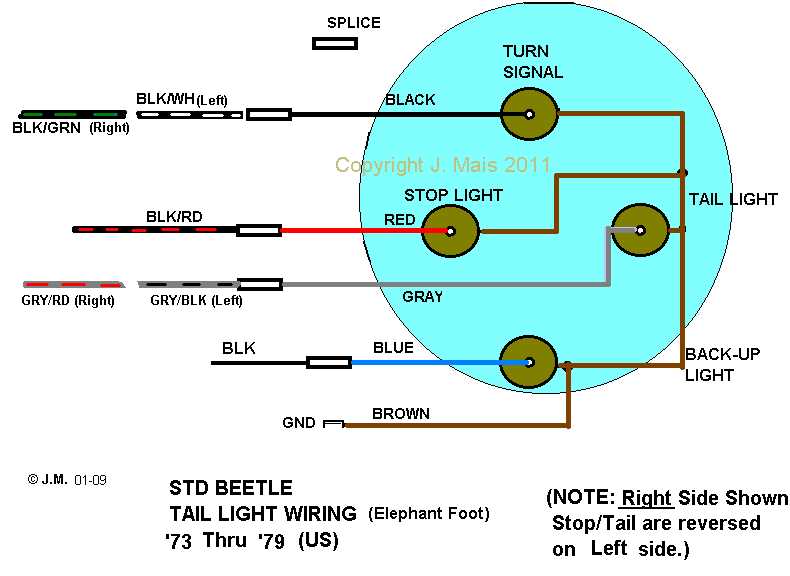 1967 vw beetle wiring diagram