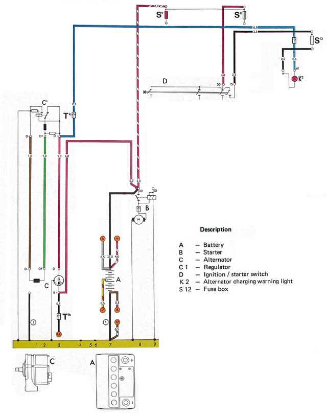 1972 vw beetle voltage regulator wiring diagram