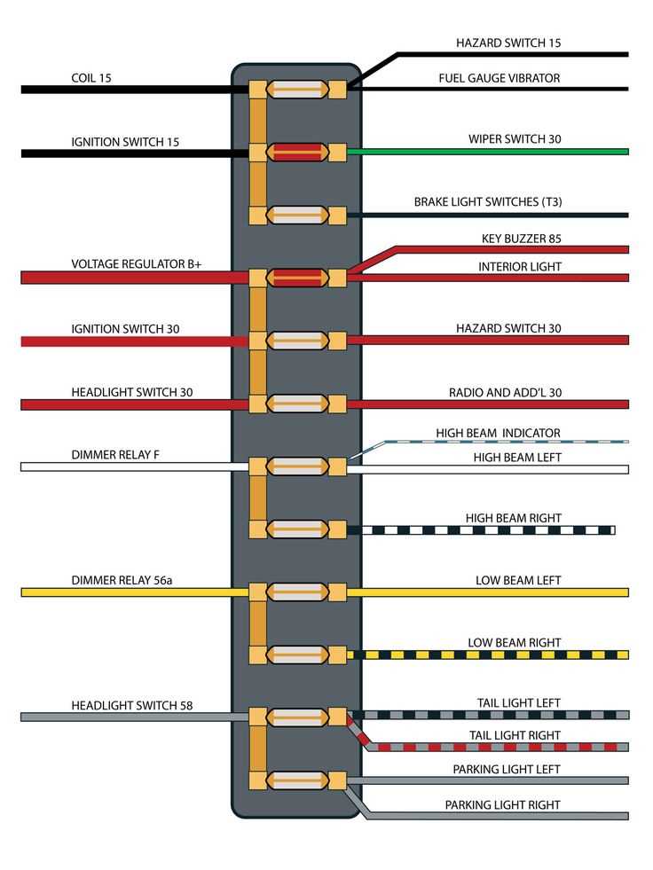 1972 vw bug wiring diagram