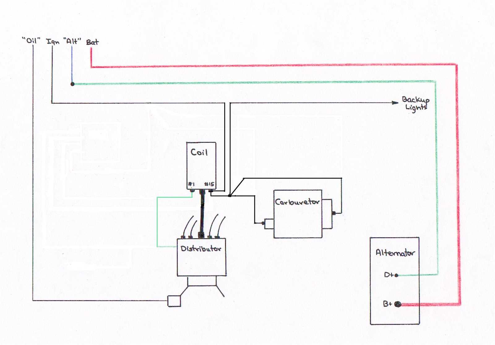 1972 vw bug wiring diagram