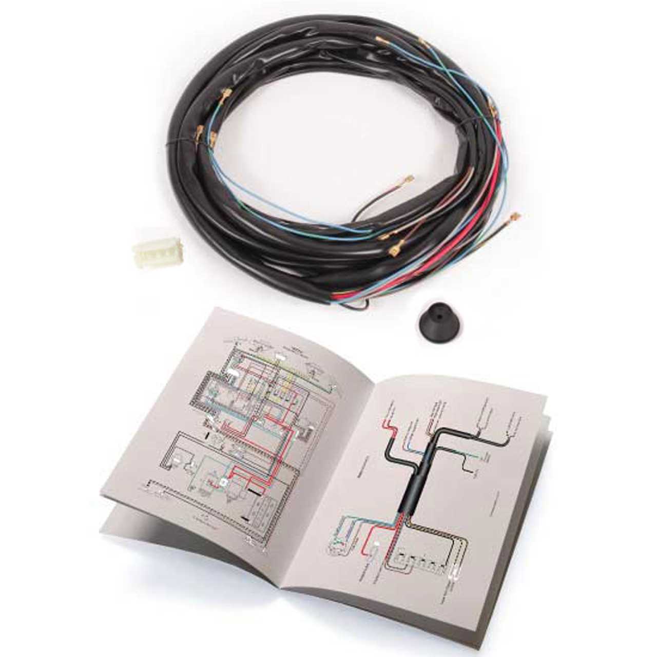 1972 vw bug wiring diagram