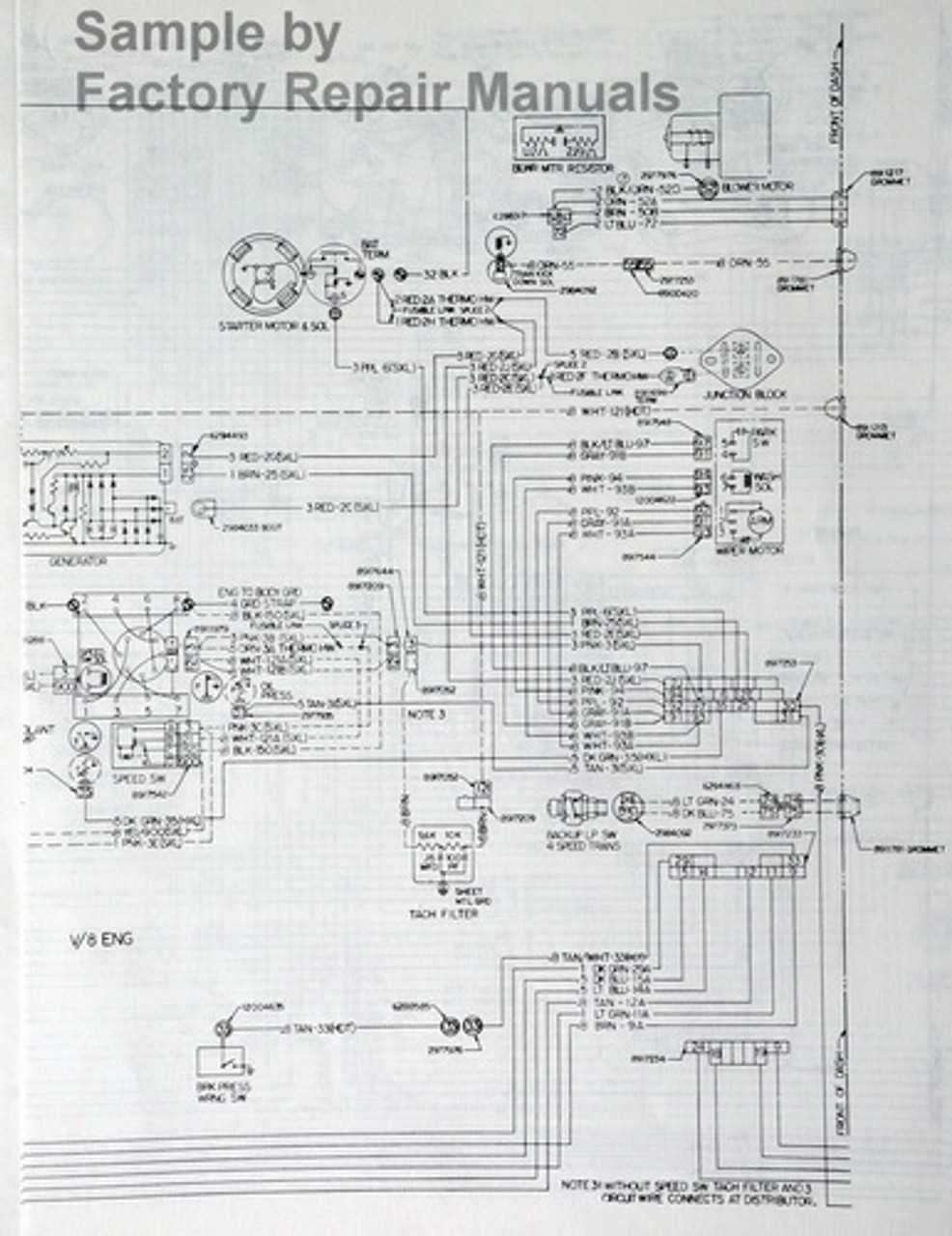 1984 chevy g10 van cluster wiring diagram