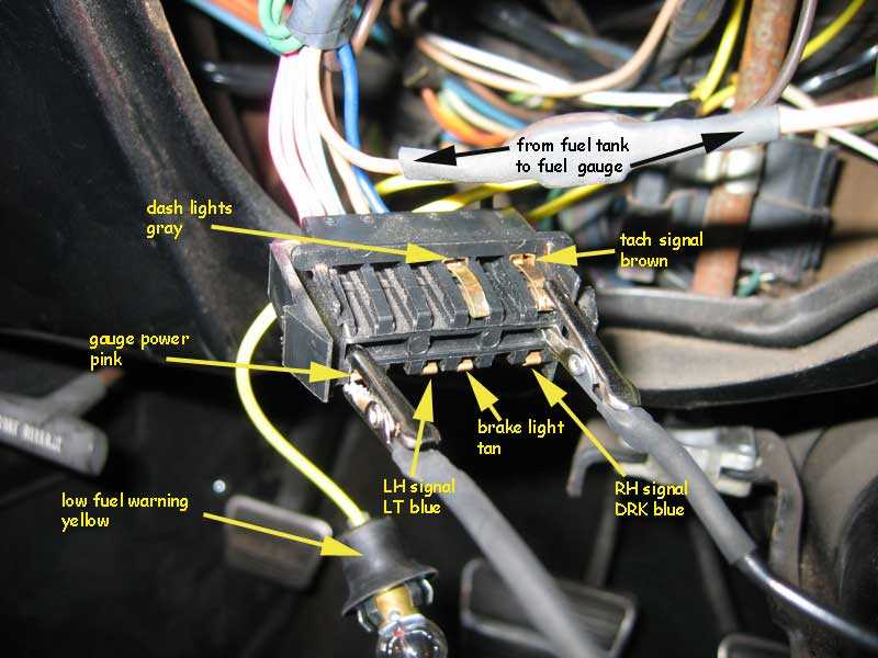 1986 c10 instrument cluster wiring diagram