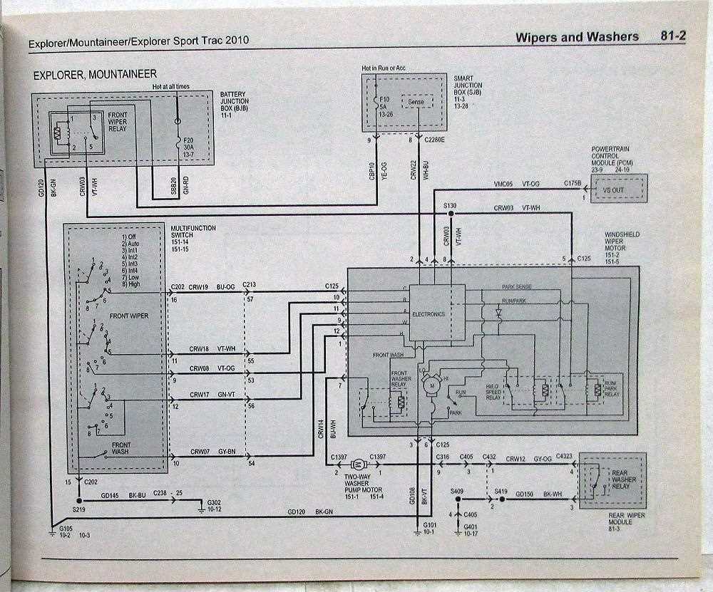 1999 ford explorer radio wiring diagram