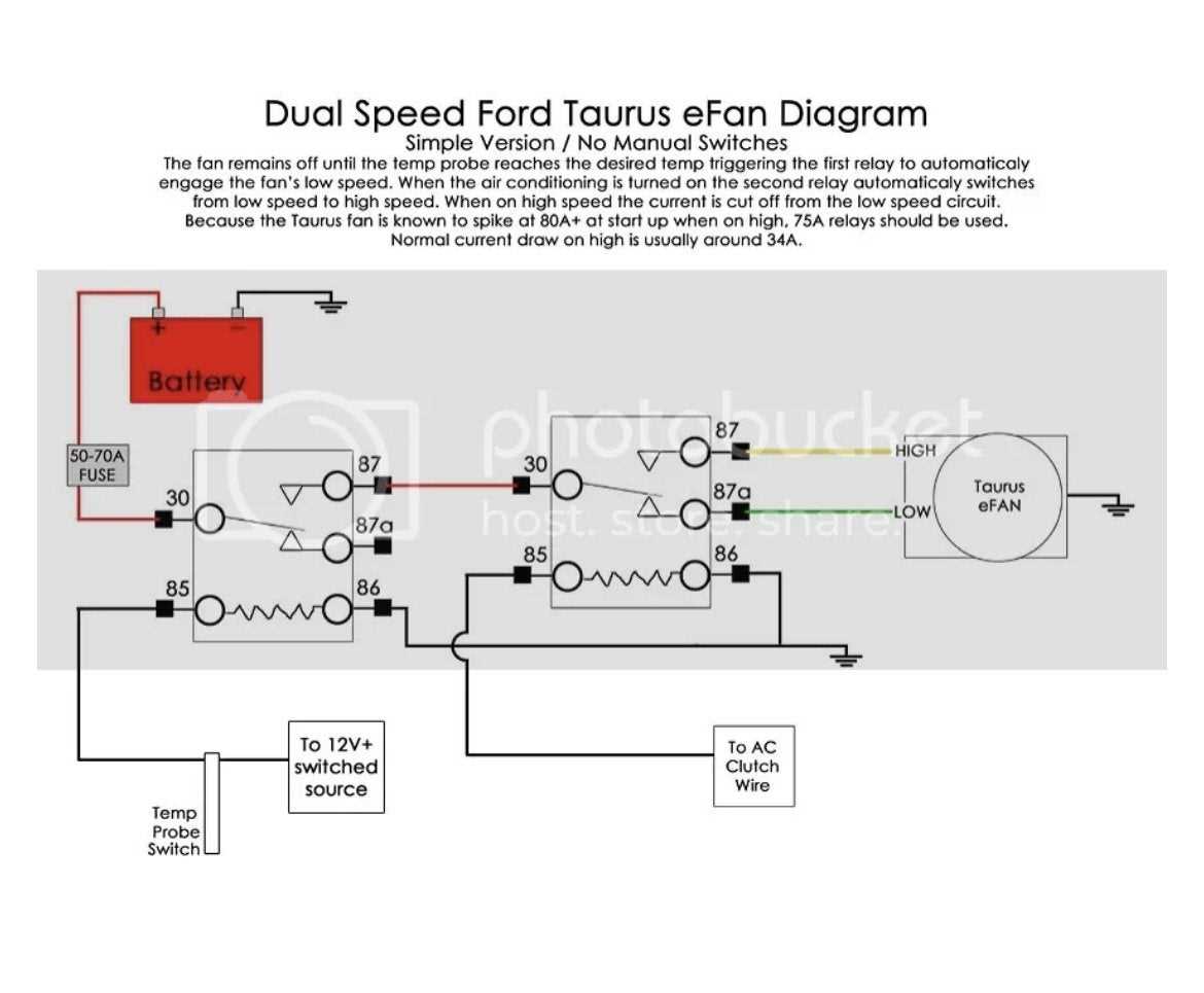 2 speed fan wiring diagram