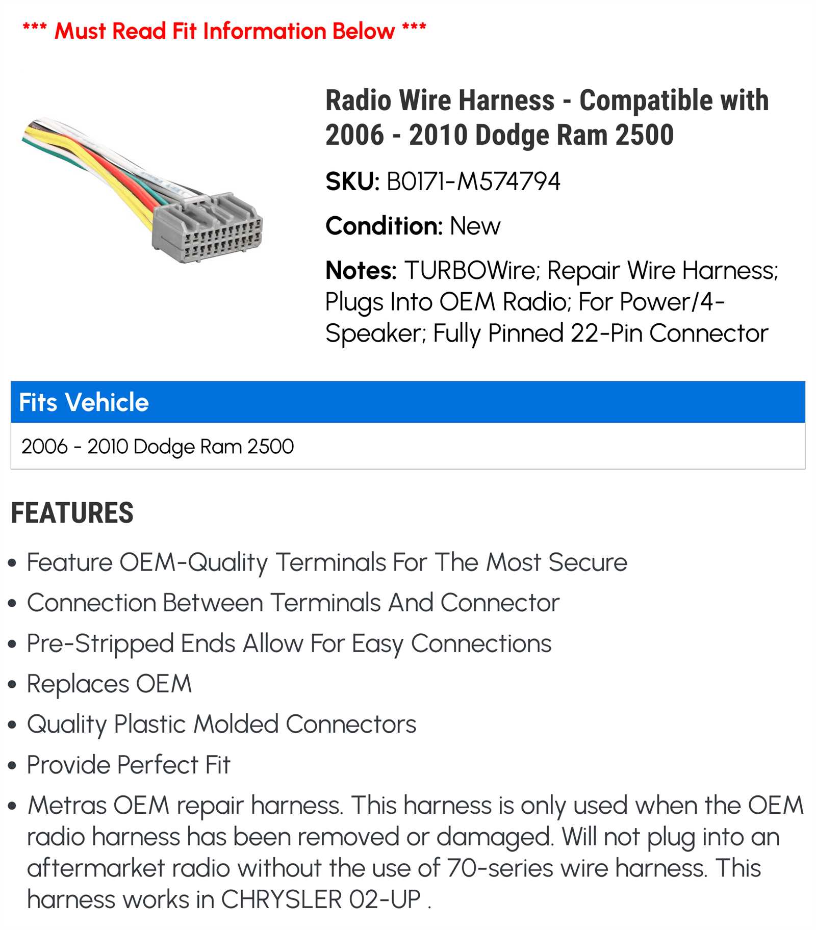 2001 dodge ram 2500 radio wiring diagram