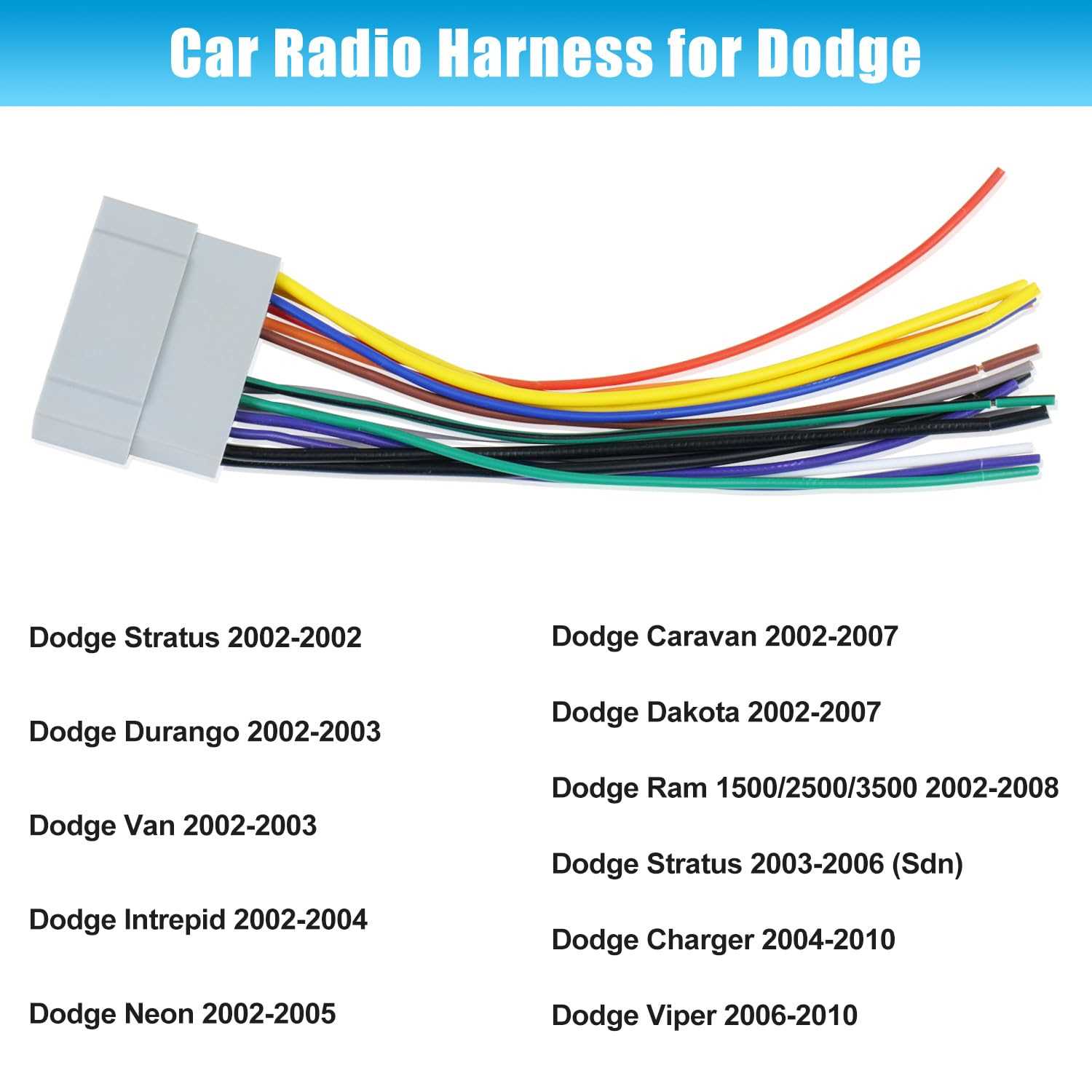 2002 dodge dakota radio wiring diagram