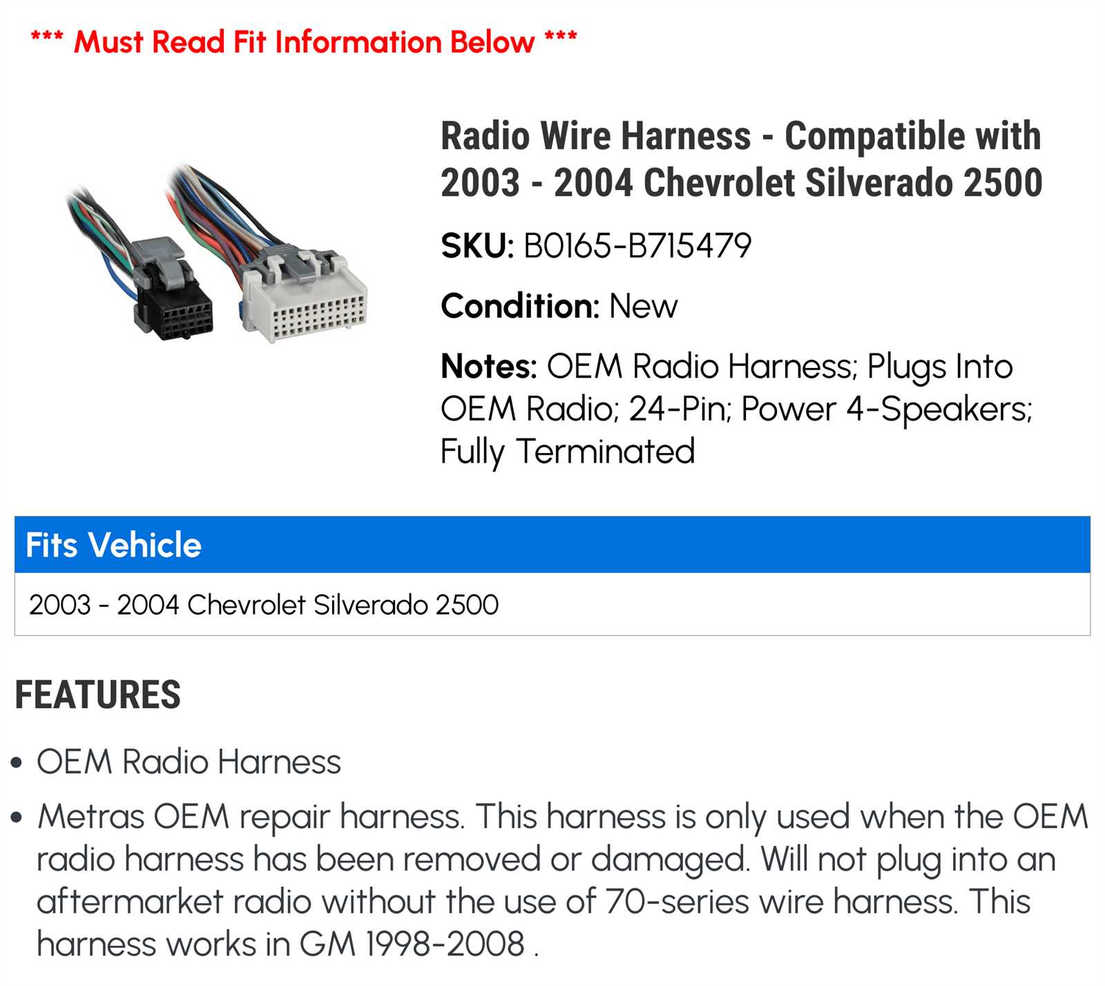 2003 silverado radio wiring diagram