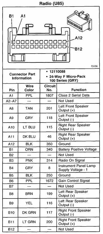 2005 ford focus radio wiring diagram