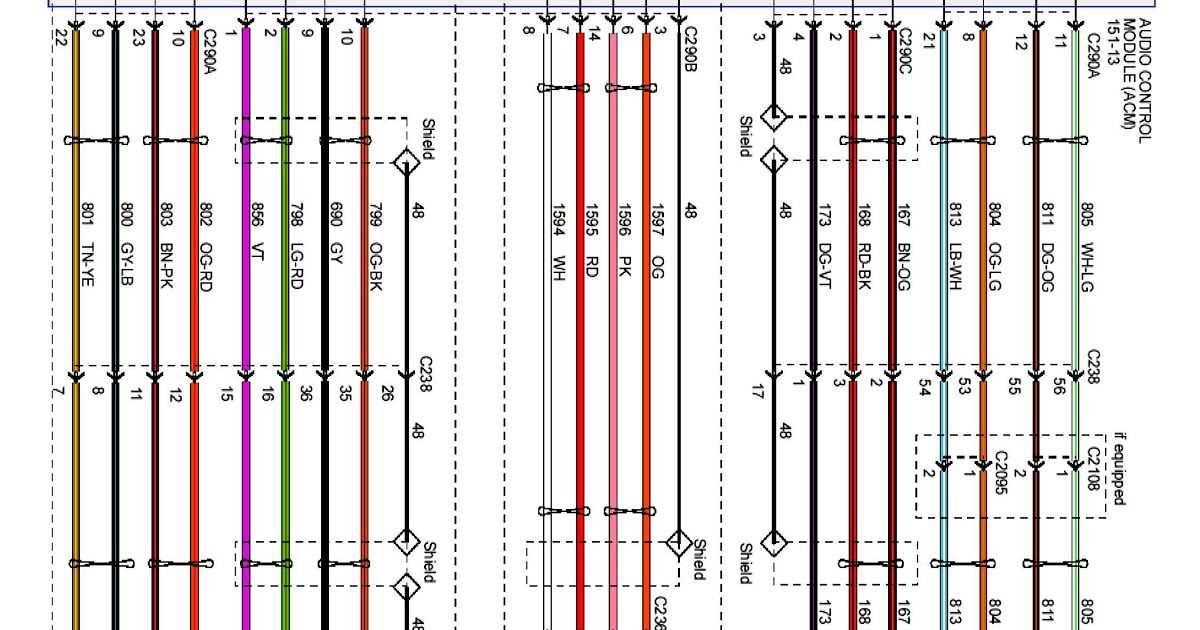 2005 ford f150 radio wiring diagram