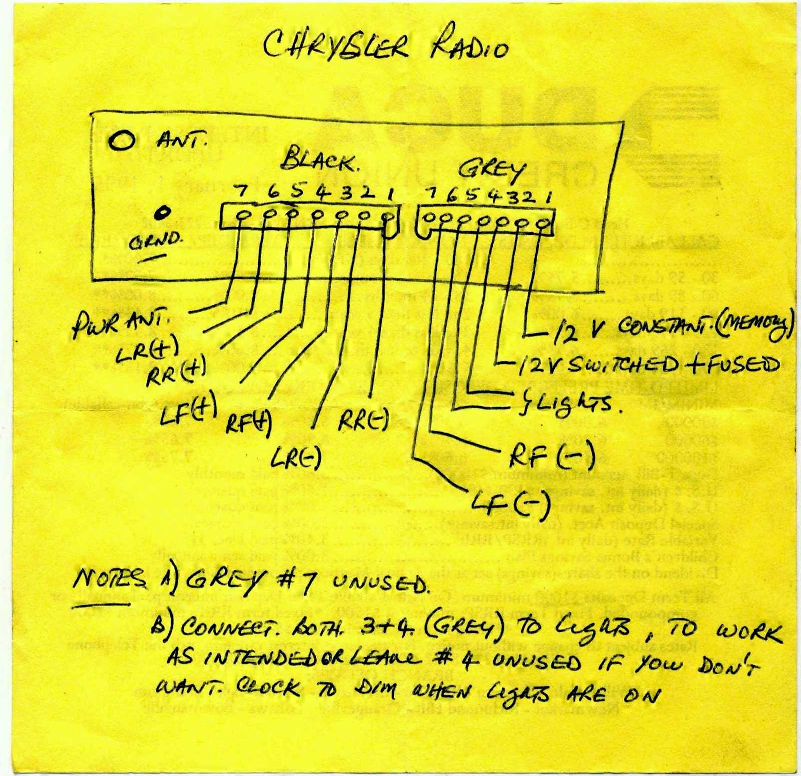 2008 dodge charger radio wiring diagram