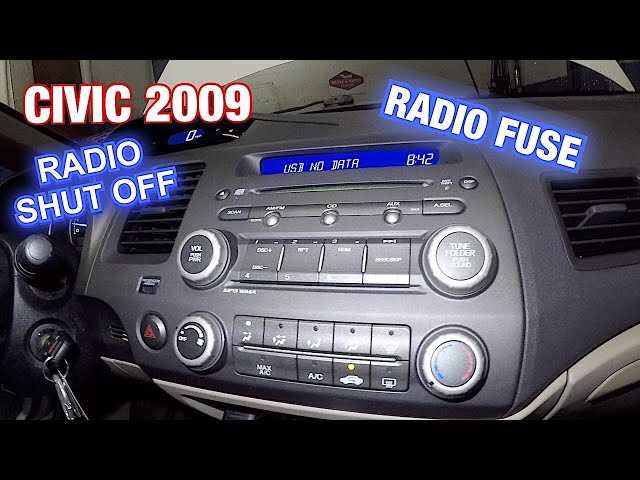 2009 honda civic radio wiring diagram