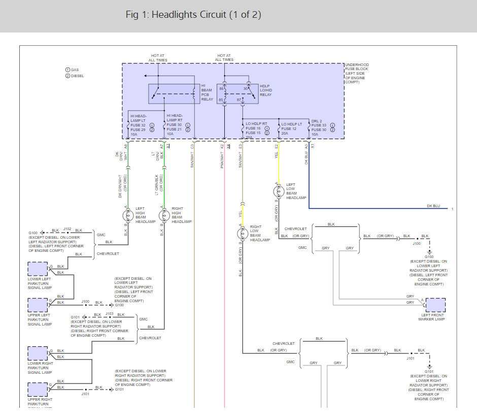 2011 chevy silverado wiring diagram