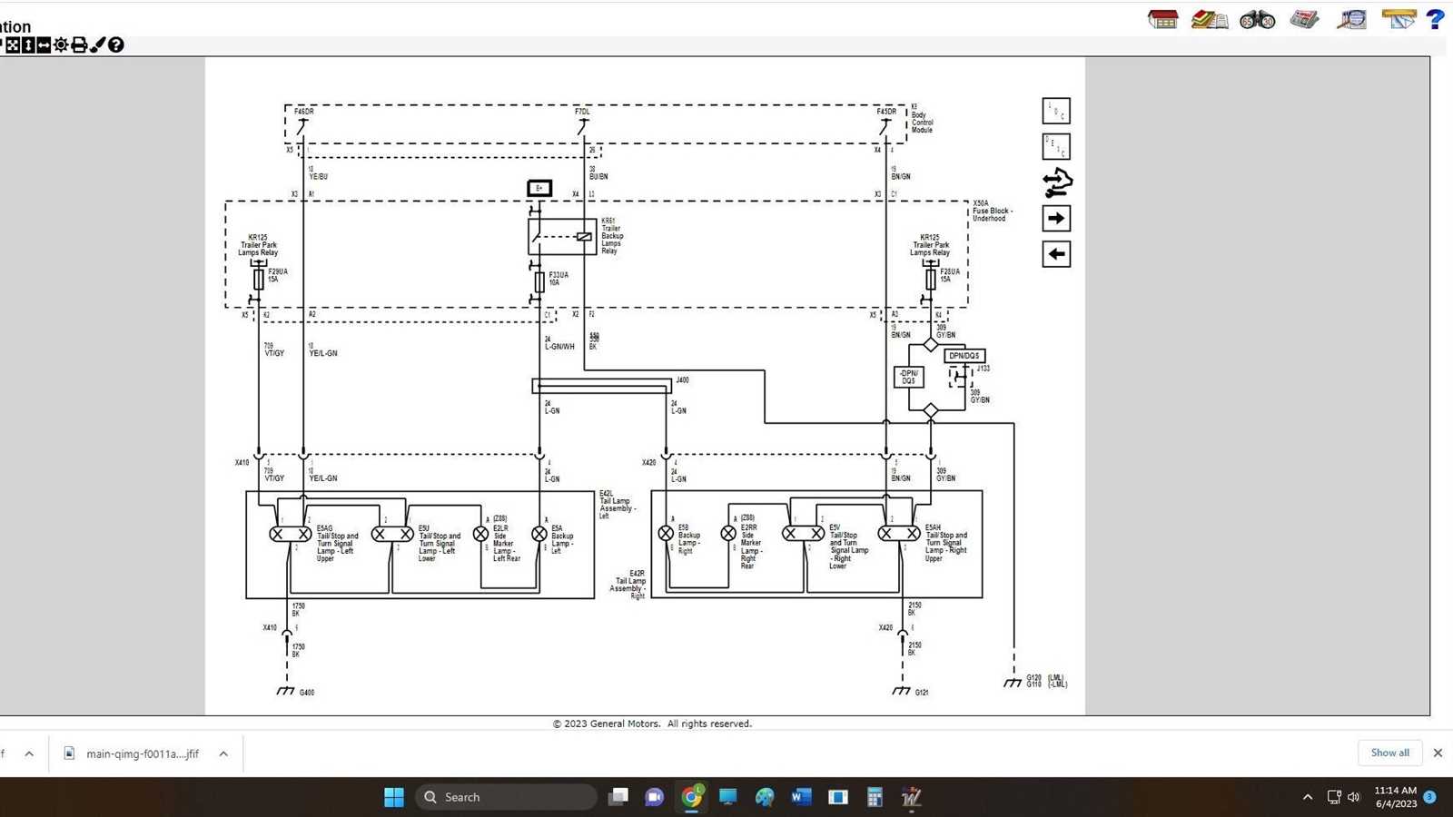 2011 silverado tail light wiring diagram