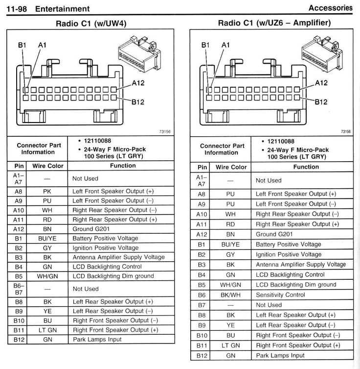 2012 chevy silverado radio wiring diagram