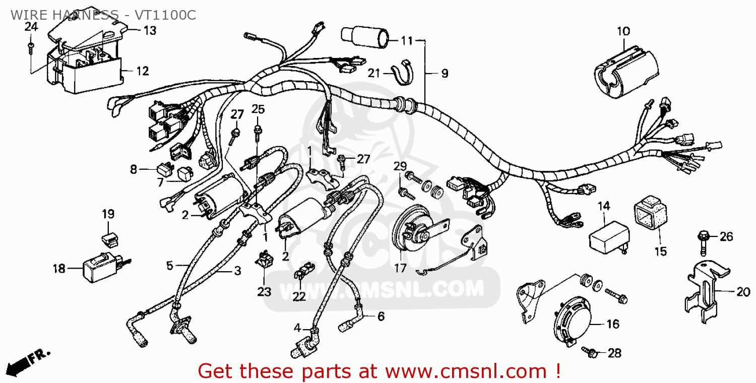 honda shadow wiring diagram