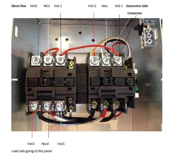 generator automatic transfer switch wiring diagram