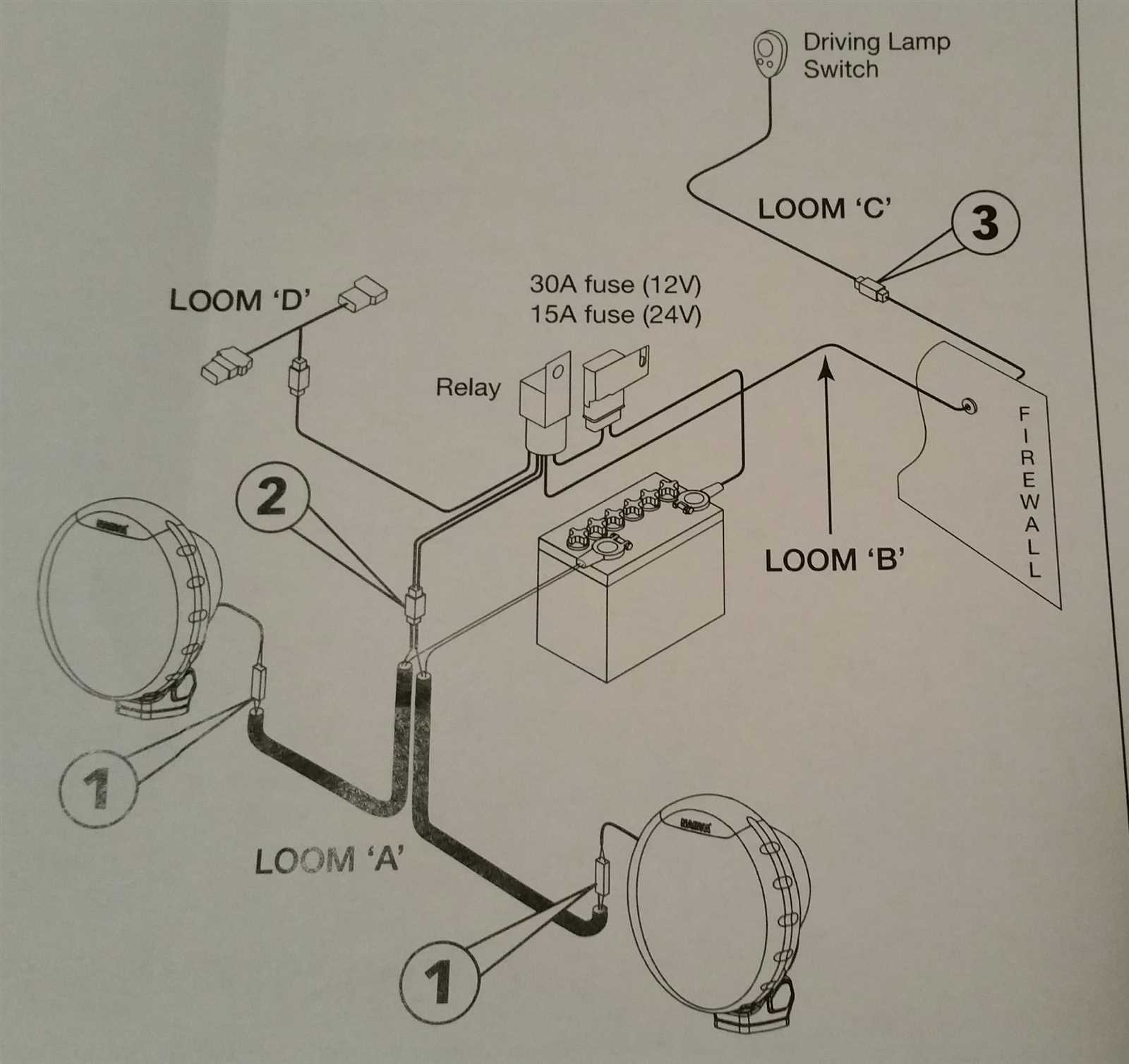 basic simple headlight wiring diagram