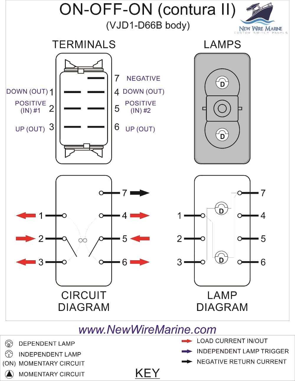 2 position switch wiring diagram