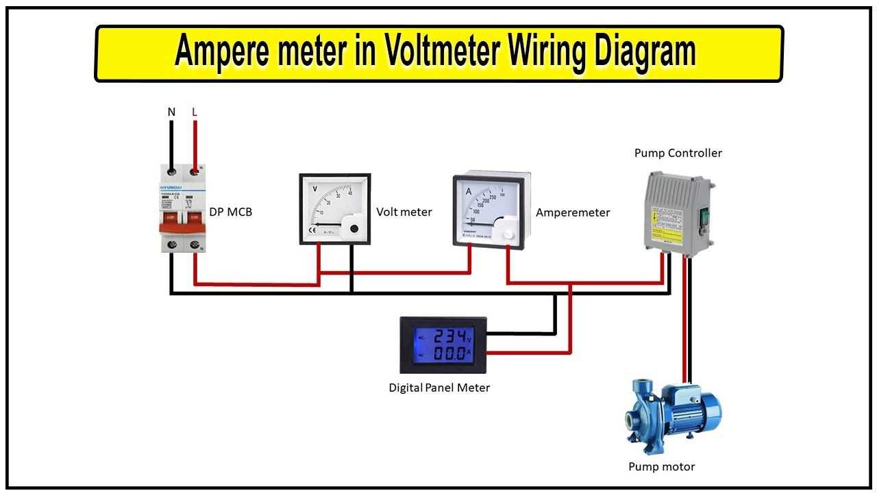 amp meter wiring diagram