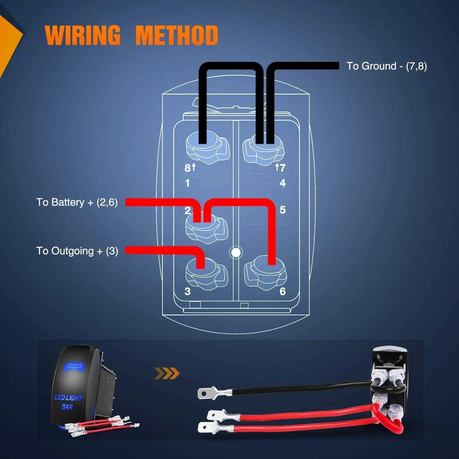 5 wire led light wiring diagram