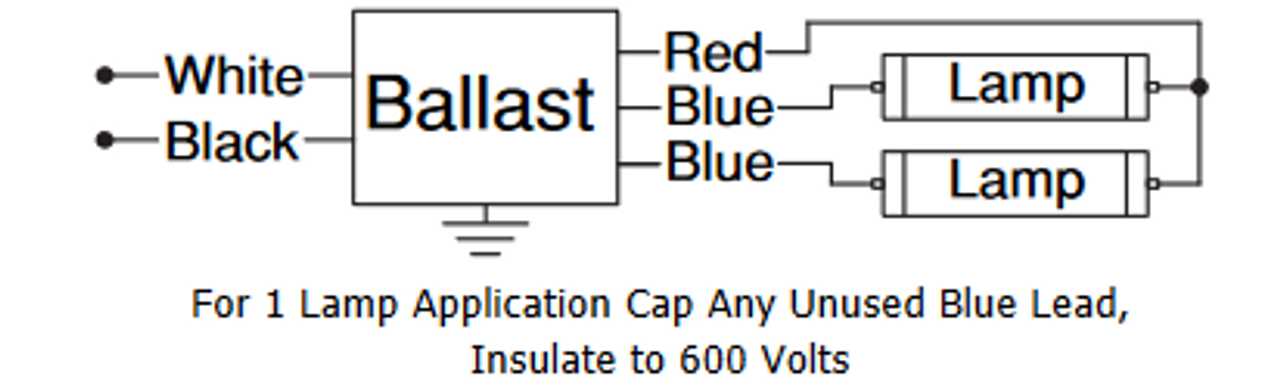 1 lamp ballast wiring diagram