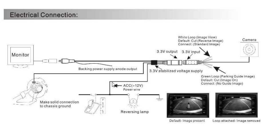 back up camera wiring diagram