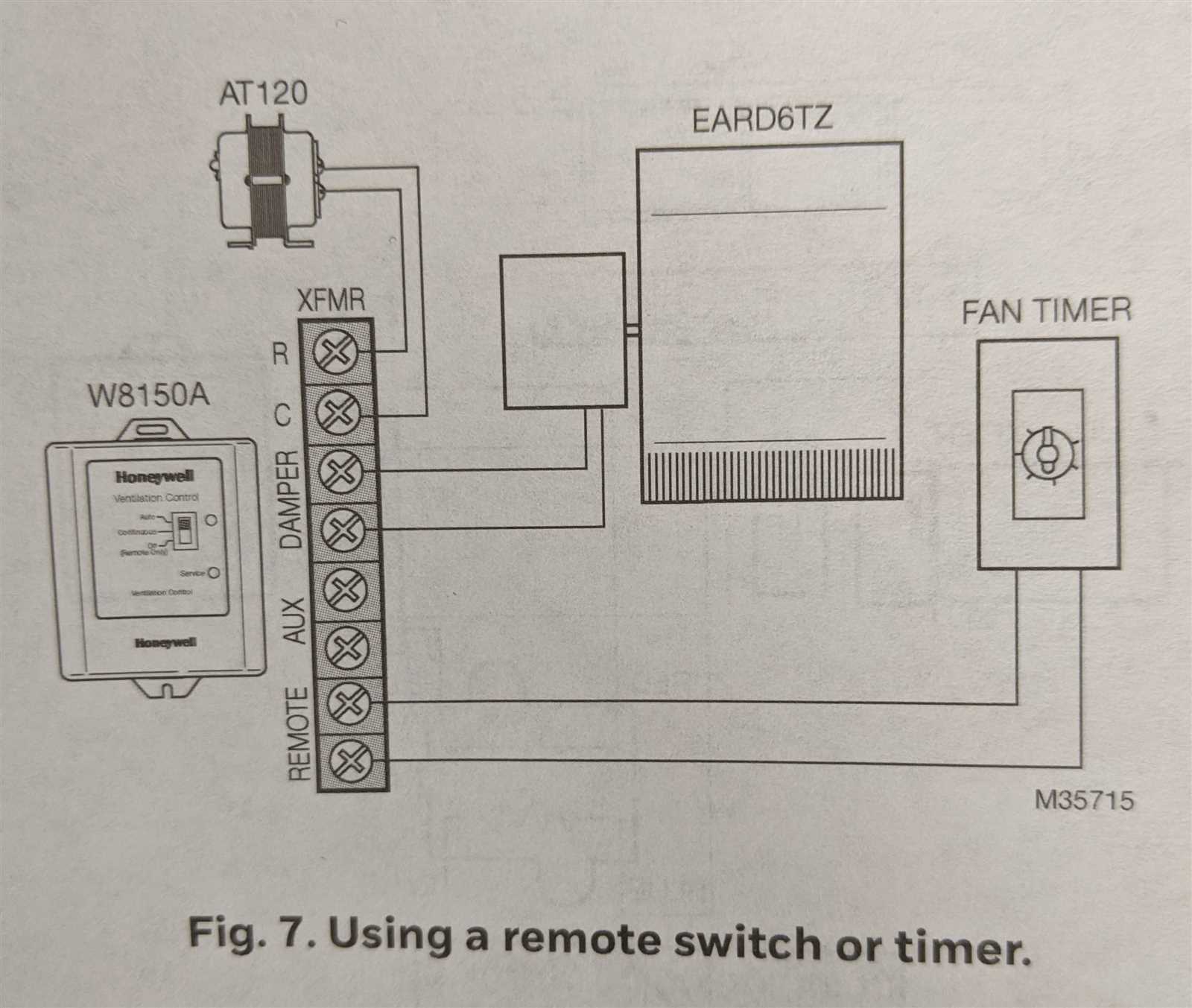 honeywell fan limit switch wiring diagram