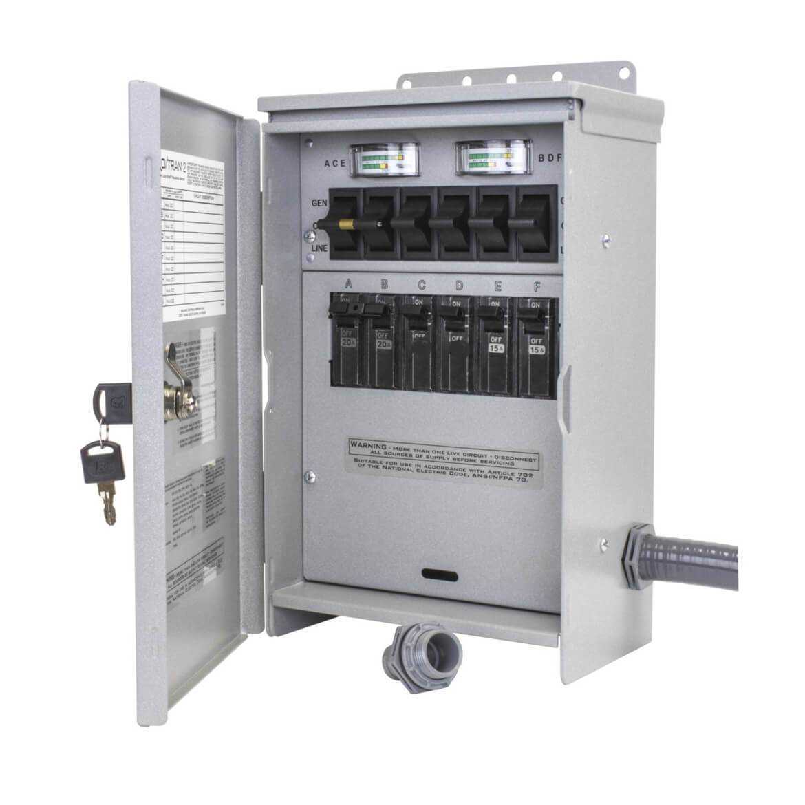 reliance 8 circuit transfer switch internal wiring diagram