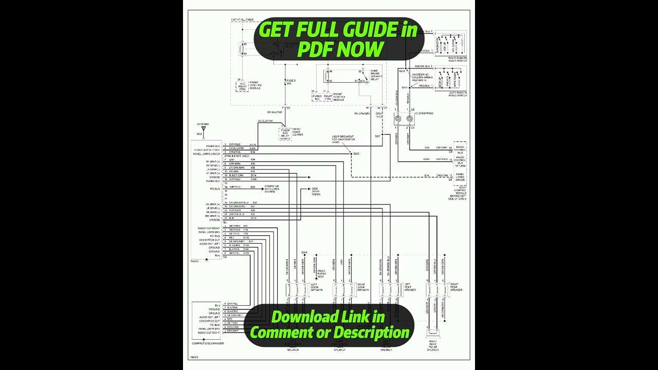 1999 dodge ram 1500 radio wiring diagram