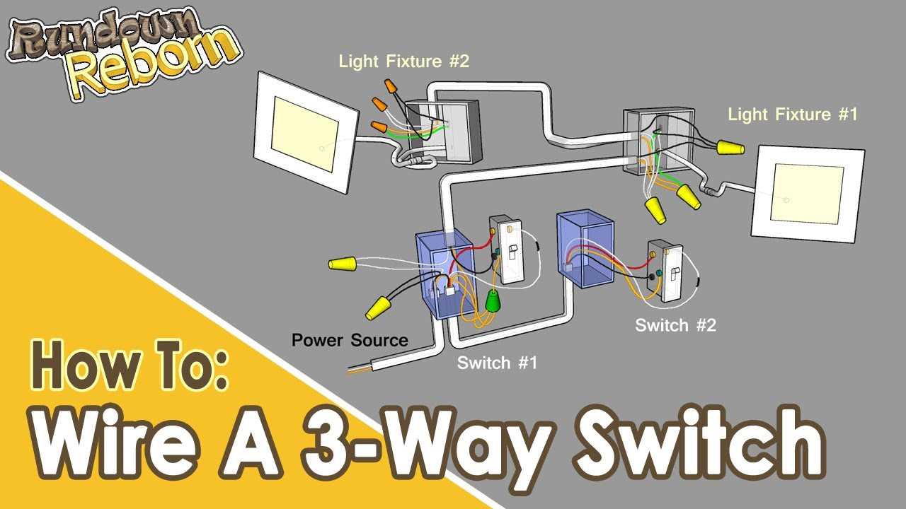 3 way light switch wiring diagram