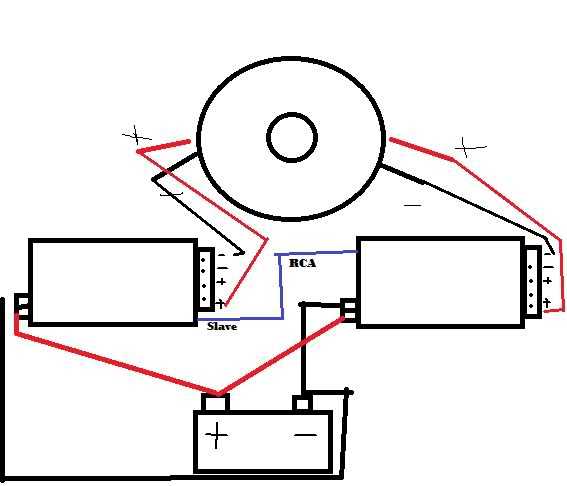 two amp wiring diagram