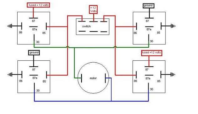 schematic 5 pin power window switch wiring diagram