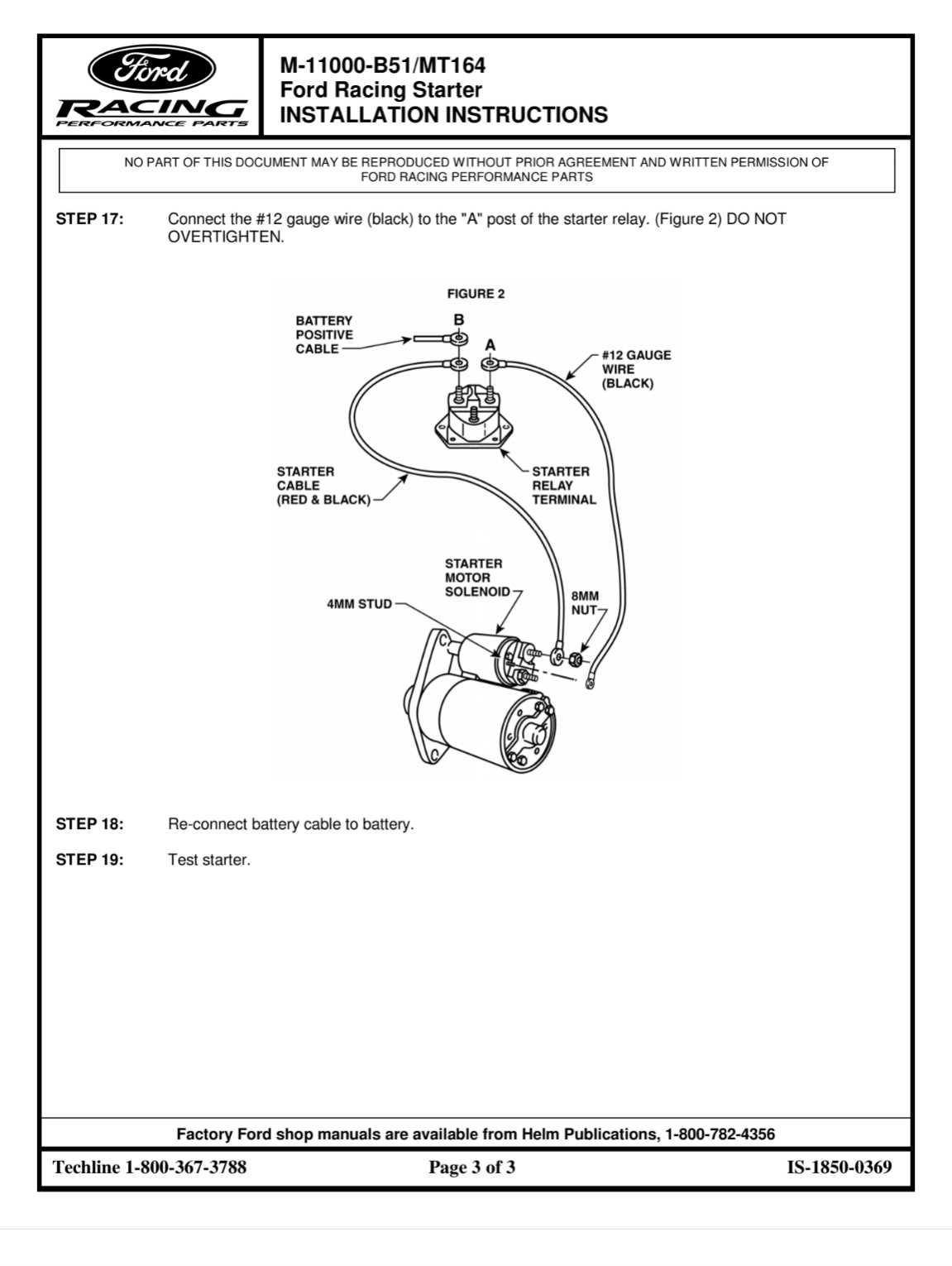 chevy mini starter wiring diagram