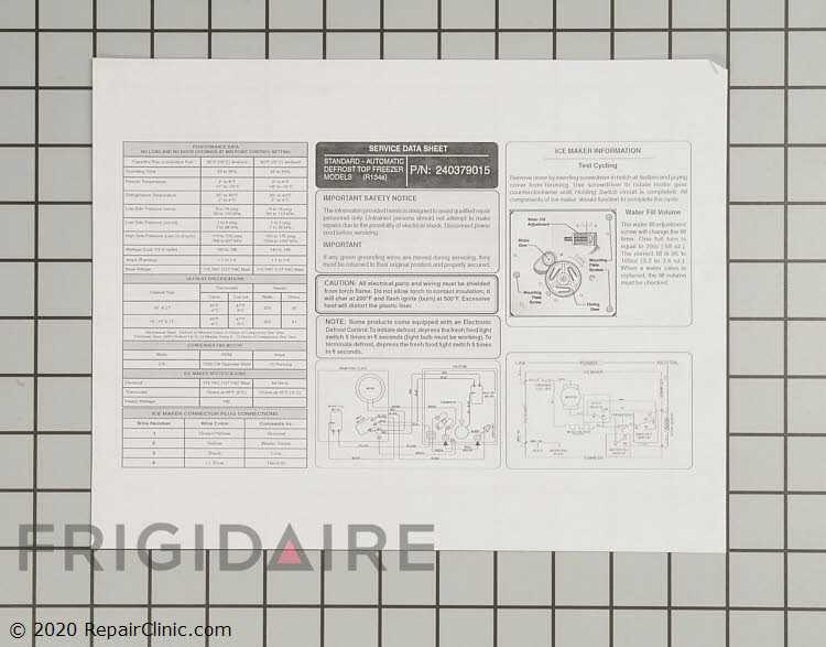 frigidaire ice maker wiring diagram