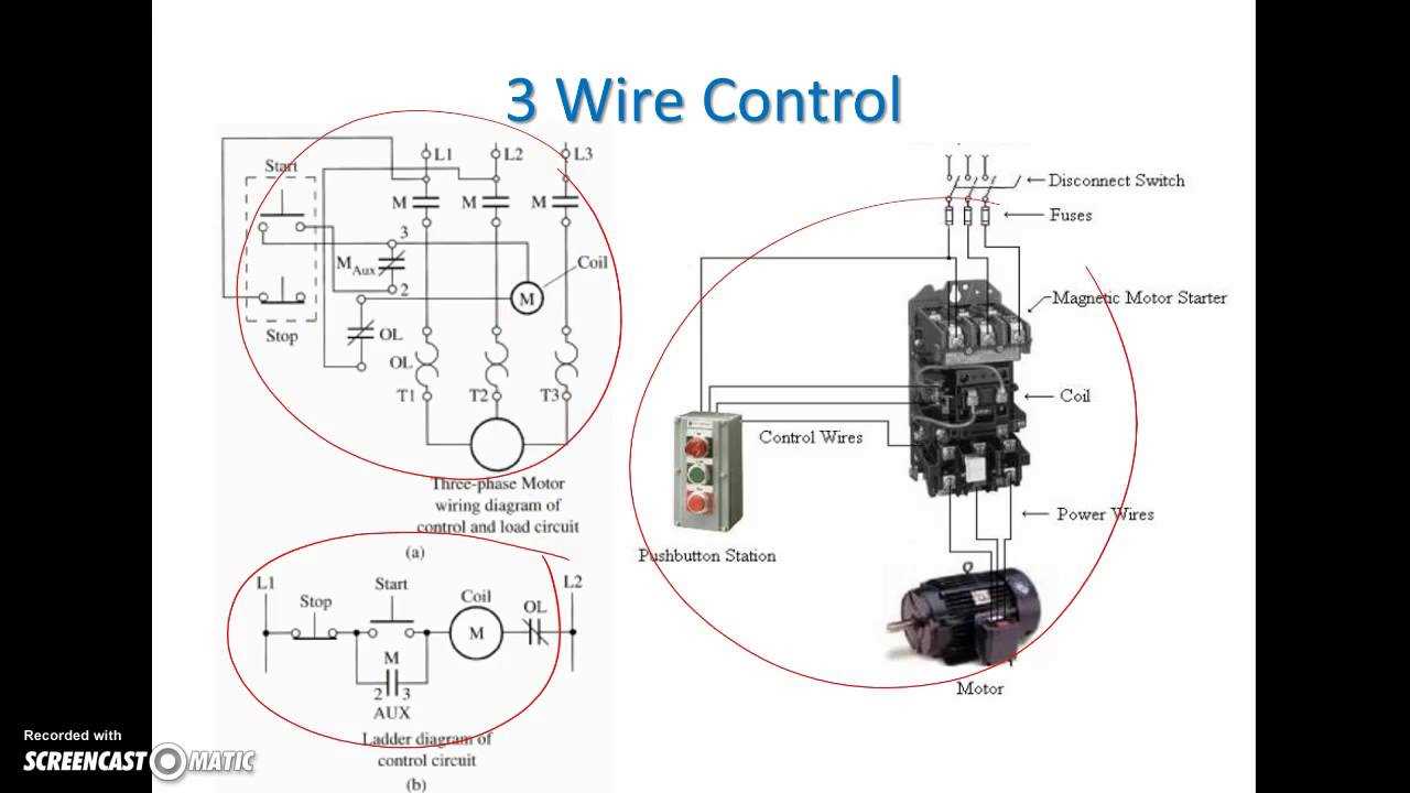 3 phase motor wiring diagram 3 wire
