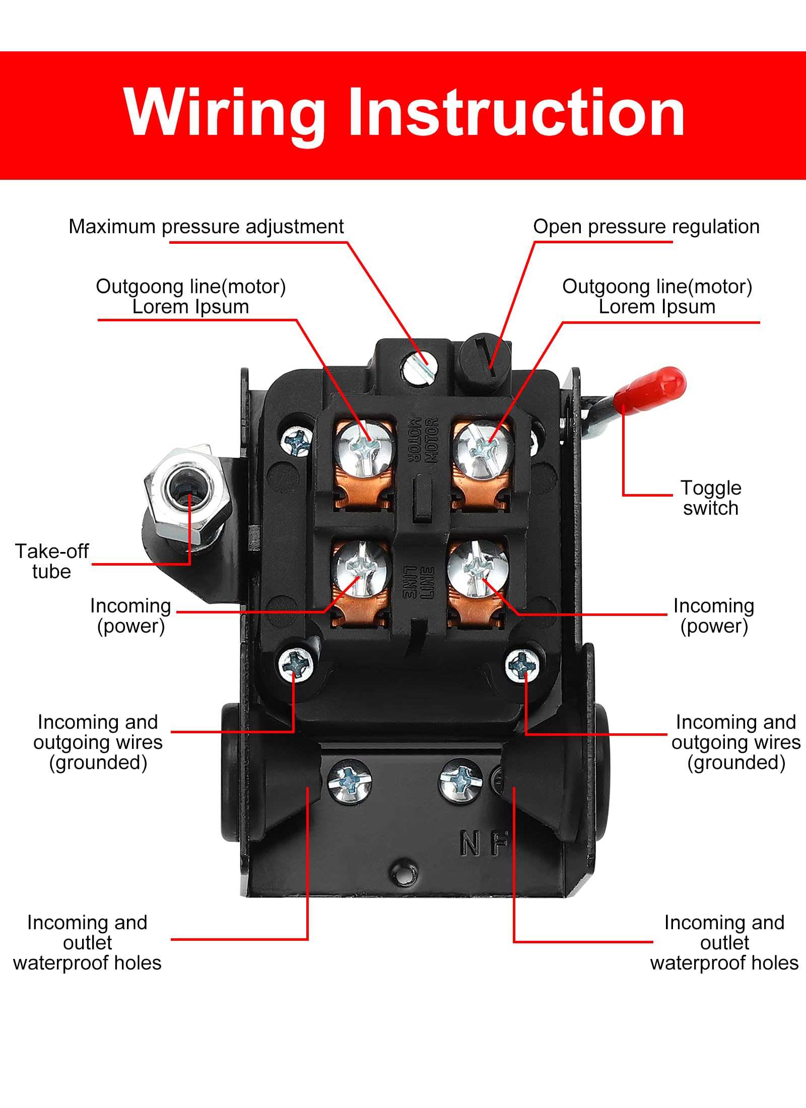 220 volt pressure switch wiring diagram