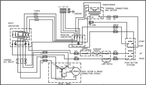 220v car lift wiring diagram