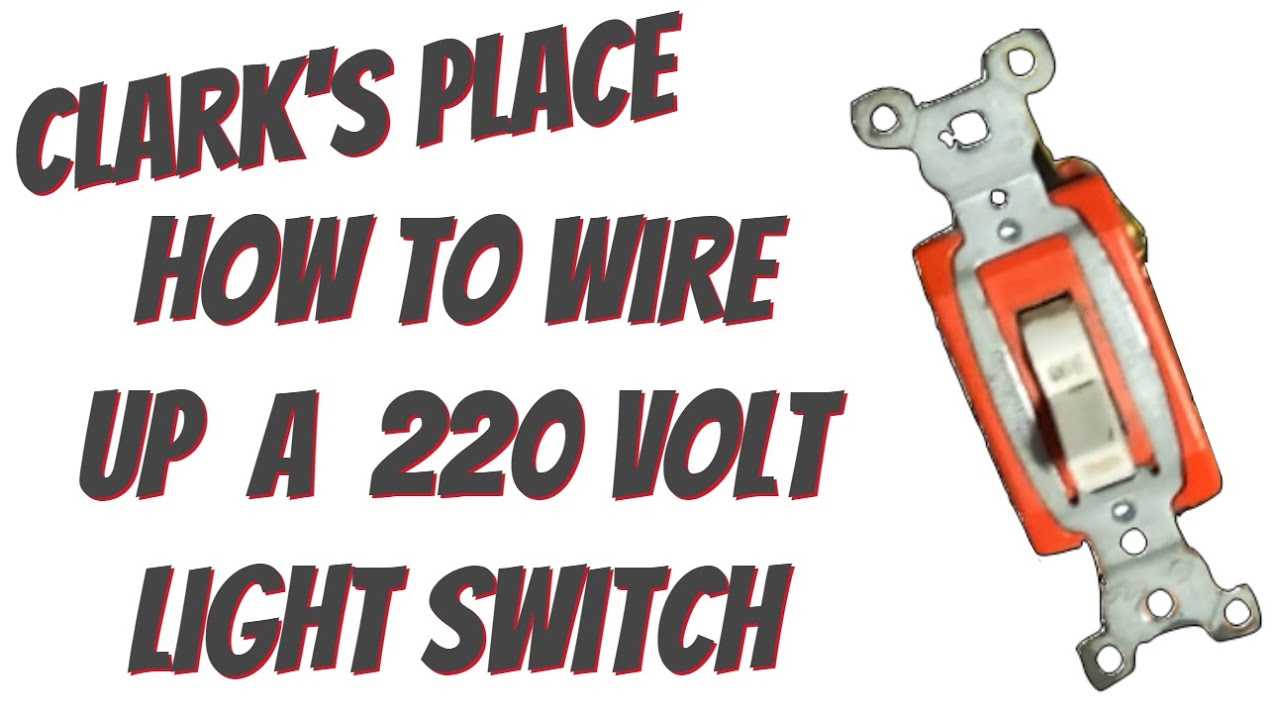 220v switch wiring diagram