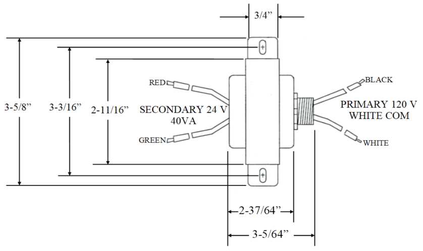 24v transformer wiring diagram