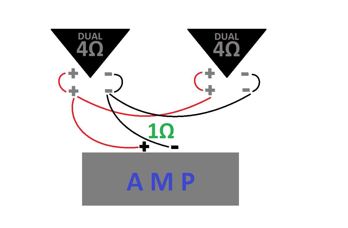 3 4 ohm speaker wiring diagram